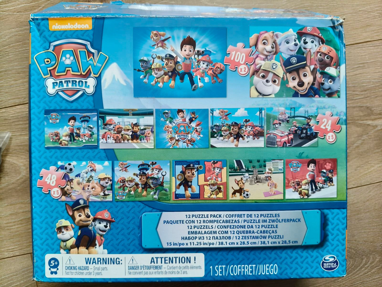 Coffret de 12 puzzles patrouille Spin Master Games 4 ans +